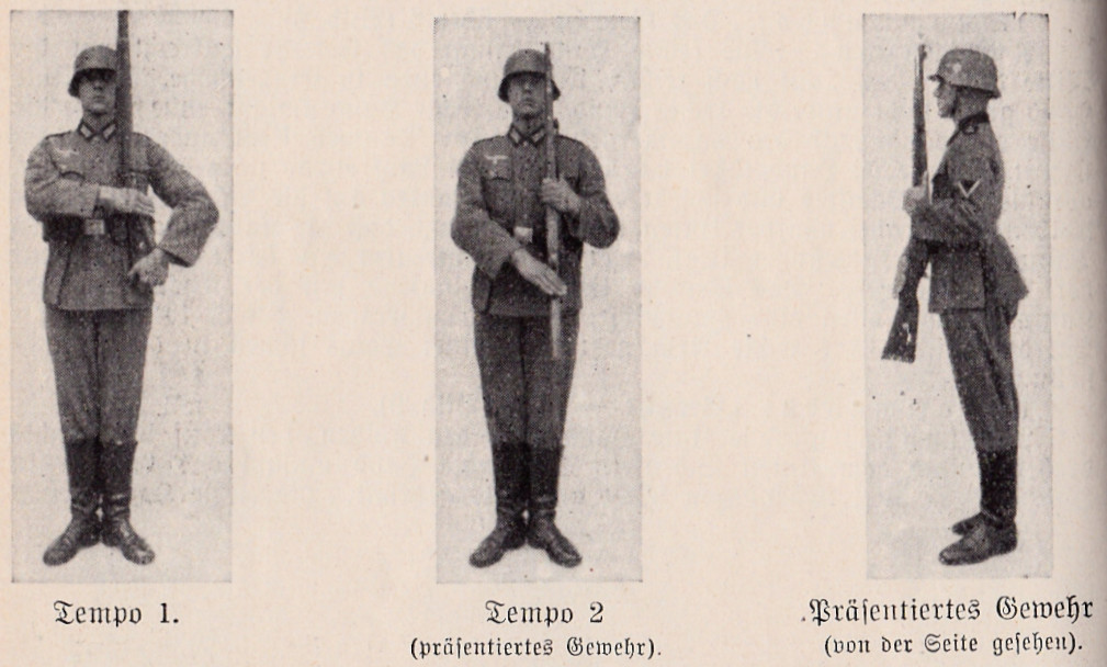 Präsentiert das Gewehr